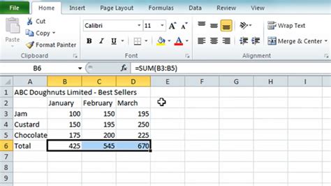 Calculate The Total Sum In Excel