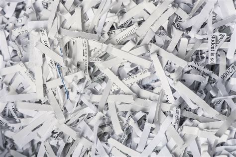 Shredded Paper Closeup Global Document Services Llc