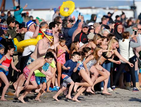 Hundreds Take A Polar Plunge Across N J To Celebrate The New Year See
