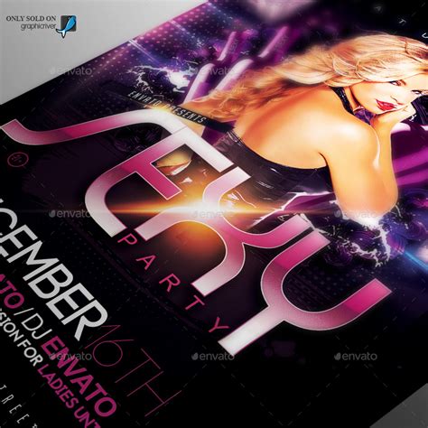 Sexy Party Flyer Template By Take2design Graphicriver