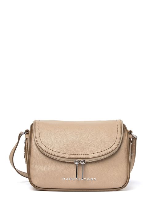 Marc Jacobs The Groove Leather Mini Messenger Bag In Dark Beige Modesens
