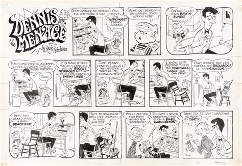 Hank Ketcham Dennis The Menace 1973 Fumetti Tavole E Illustrazioni