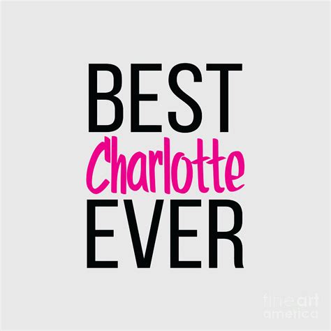 Best Charlotte Ever Drawing By Edward J Burrell Fine Art America