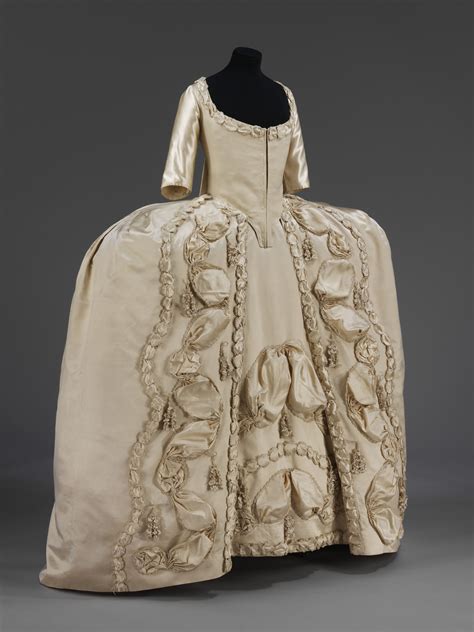 Silk Satin Court Dress British 1775 80 Find Out More