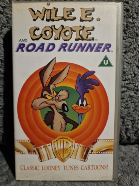 Looney Tunes Wile E Coyote And Road Runner Vhs Video Tape