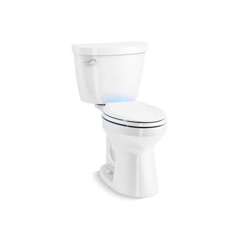 Kohler Rutledge Plastic White Round Soft Close Toilet Seat At