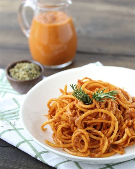 A Quick Sun Dried Tomato Sauce With Spiralized Butternut Squash Pasta