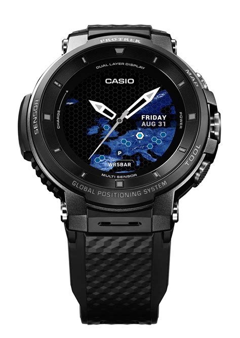 Casios New Rugged Wsd F30 Wear Os Smartwatch Has Improved Dual Layer