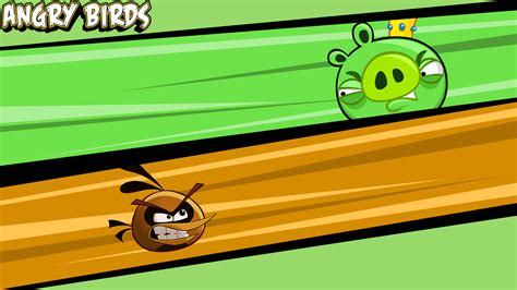 Orange Bird Vs King Pig Angry Birds Wallpaper 32079762 Fanpop