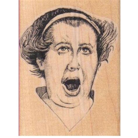 Old Lady Rubber Stamp Etsy