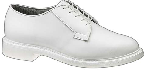 Bates E00131 Lites Mens White Leather Uniform Shoes
