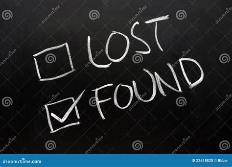 Lost And Found Check Boxes Royalty Free Stock Photos Image 22618828