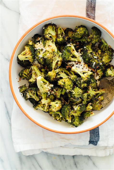 Put your baking sheet in the oven while it's preheating so that. Parmesan Roasted Broccoli Recipe - Cookie and Kate ...