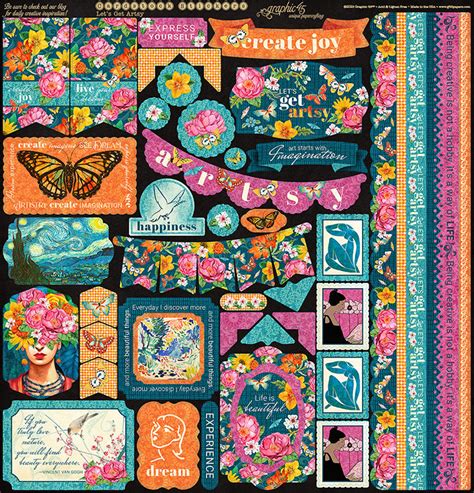 Lets Get Artsy 12 X 12 Collection Pack Graphic 45 My Creative Spirit