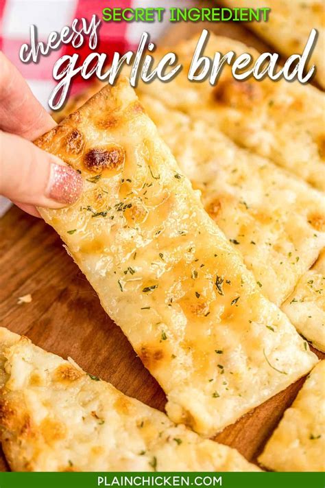 Secret Ingredient Cheesy Garlic Bread 5 Simple Ingredients And Ready