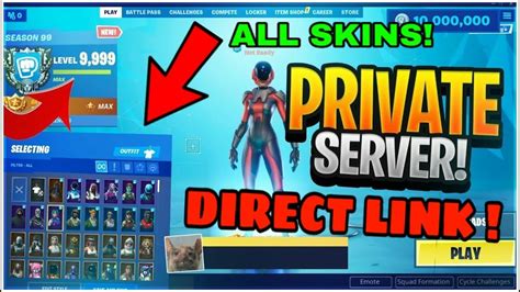 100 Fortnite Private Server With All Skins 2023 Download