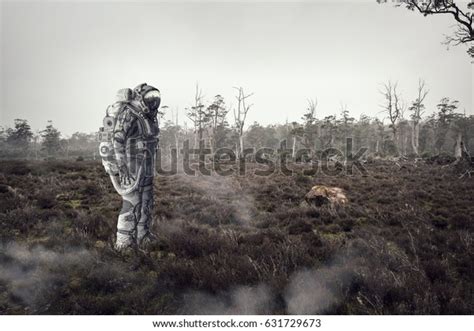 Astronaut Forest Stock Photo 631729673 Shutterstock