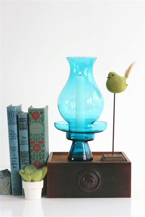 See more ideas about hurricane lamps, antique lamps, oil lamps. SOLD - Mid Century Modern Morgantown Glass Hurricane Lamp ...