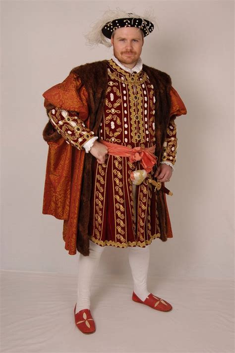 Henrician Mans Gown Doublet Jerkin And Hose Mode Renaissance