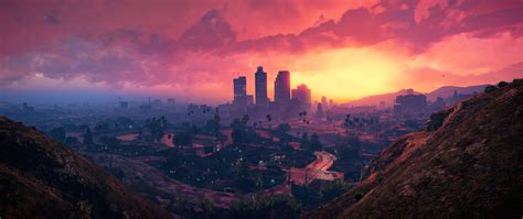 3440x1440p Grand Theft Auto V Backgrounds Wolfladeg