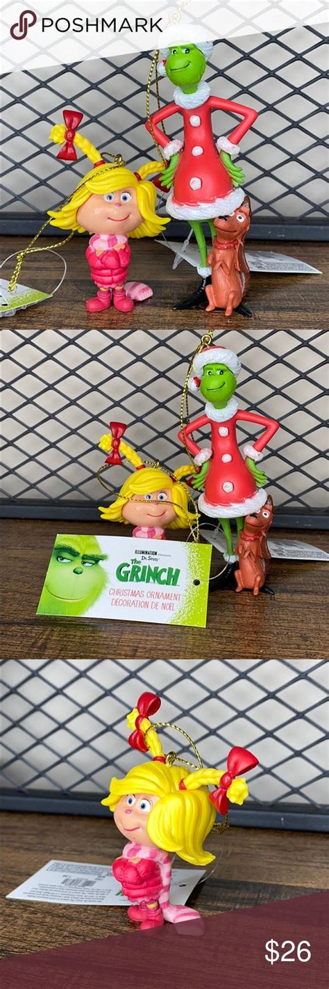 The Grinch And Cindy Lou Who Christmas Ornament