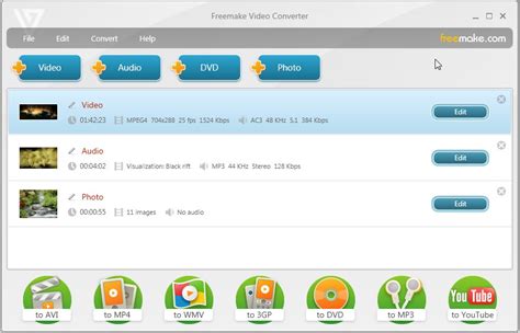 Freemake Free Video Converter And Youtube Uploader