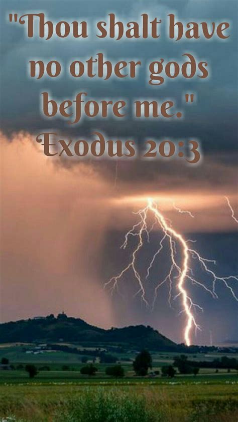 Exodus 203 Kjv Thou Shalt Have No Other Gods Before Me Bible