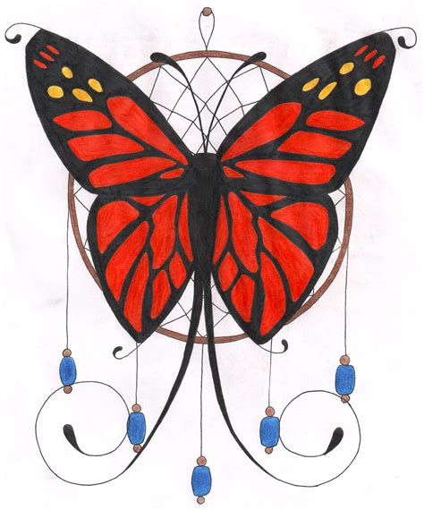 Butterfly Dreamcatcher Tattoo Design By Themsgothgirl On Deviantart