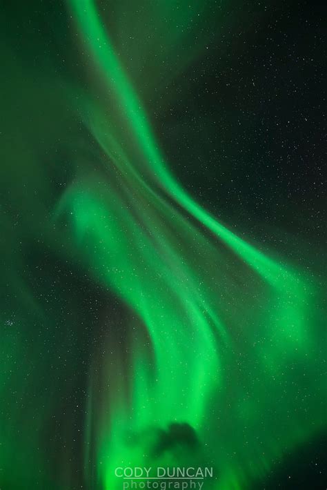 Northern Lights Aurora Borealis Shine In Sky Lofoten Islands Norway