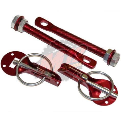 Universal Competition Bonnet Pinsred Aluminium Car Rally Fasteners