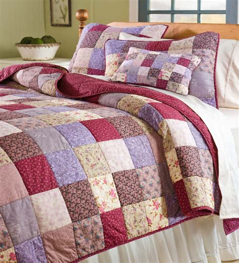 Twin Mulberry Patchwork Cotton Quilt Set Plowhearth