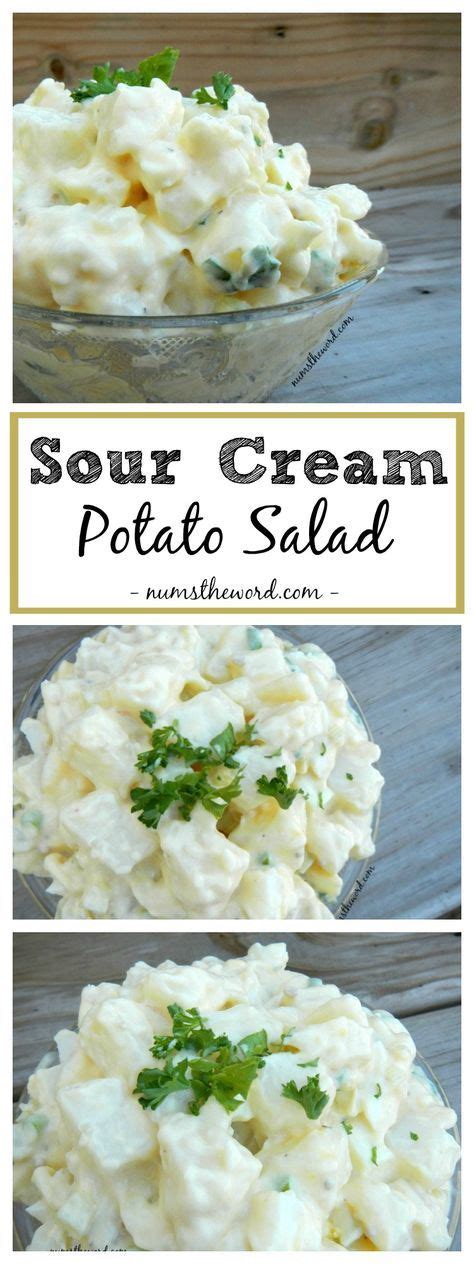 Gently fold mixture together being careful not to mash potatoes. This Sour Cream Potato Salad is easy and delicious! Mixed ...