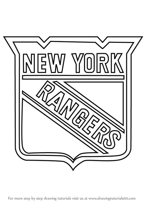 New york islanders vector logo, free to download in eps, svg, jpeg and png formats. Learn How to Draw New York Rangers Logo (NHL) Step by Step ...