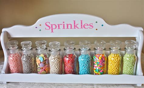 Sprinkles Sprinkle Jars Spice Rack Pastel Sprinkles Cookie