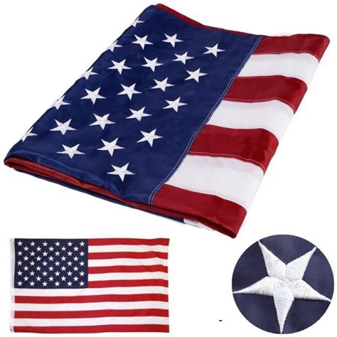 buy taykoo american flag 3x5 usa flag heavy duty nylon us flags 3x5 outdoor embroidered stars