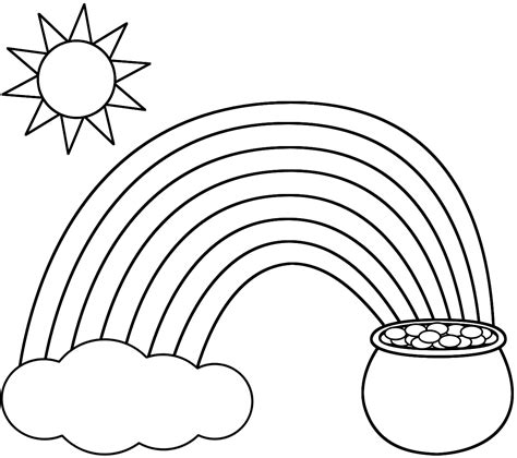 20 Rainbow Coloring Pages Printable Coloring Pages