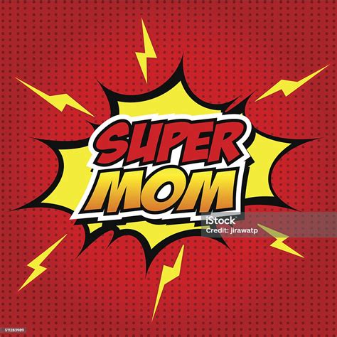 happy mother day super hero mommy stock illustration download image now activity adult