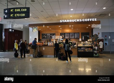 Starbucks Coffee Inside Toronto Pearson Airport Stock Photo Alamy