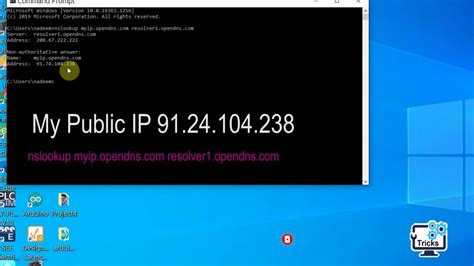 find public ip address with one command in command prompt youtube