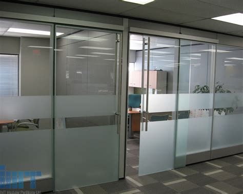 The stylish trojan frameless glass sliding doors can also be used as a design statement in contemporary spaces. Frameless Glass Sliding Doors for modular office partitions