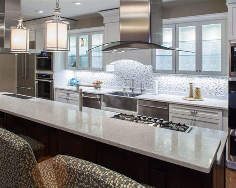 Reps from cabico, a custom cabinetry company in canada, say many visitors were. Lyra Silestone Quartz Kitchen Countertops White Cabinets ...