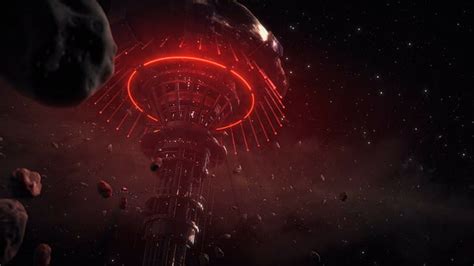 Hd Wallpaper Science Fiction Omega Mass Effect Night Red Motion No