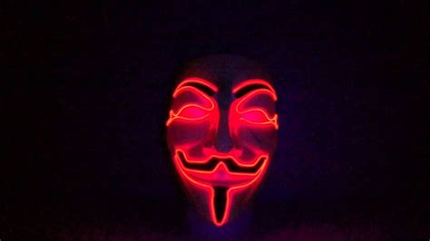 Anonymous Led Mask Wallpapers Wallpaper Cave
