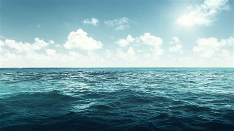 Фотография Море Океан Природа Небо Горизонт Облака 2560x1440