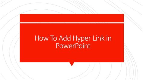 How To Add Hyperlink Link In Powerpoint Android App Youtube