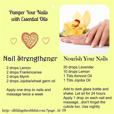 Essential Oil Nail Strengthener Organic Essential Oils Nail Oil