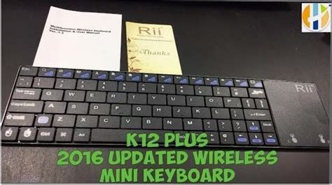 K12 Rii Ultra Slim Mini Wireless Keyboard With Touch Pad Mouse Kodi