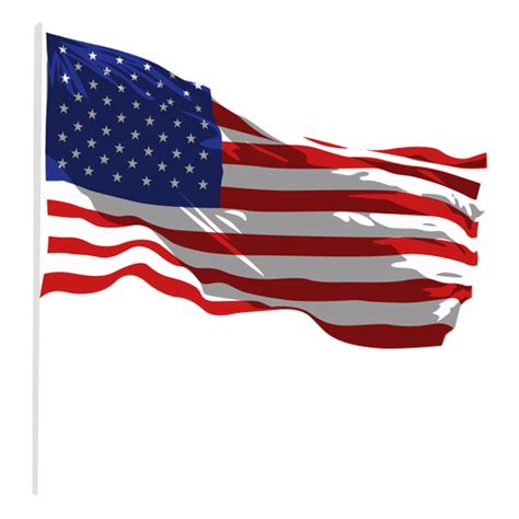 Bandera Ondeante De Estados Unidos Descargar Pngsvg Transparente