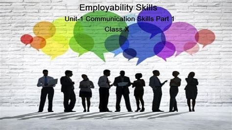 Employability Skill Class X Unit 1 Communication Skill Part 1
