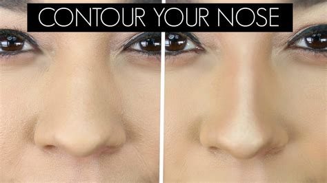 How To Contour Your Nose Make Your Nose Look Smaller Youtube